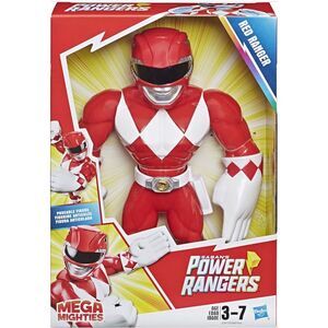 Power Rangers Red Ranger 10" Action Figure Playskool Heroes Mega Mighties